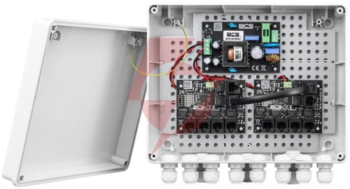 Zestaw do zasilania kamer ip bcs power bcs-ip8/z/e-s