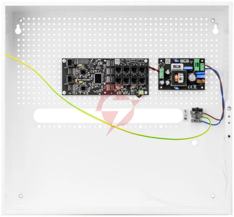 Zestaw do zasilania kamer ip bcs power bcs-ip8gb/e-s