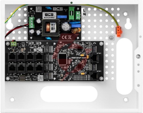 Zestaw do zasilania kamer ip bcs power bcs-ip8gb/e-s/e