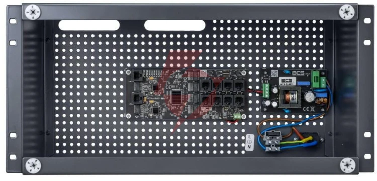 Zestaw do zasilania kamer ip bcs power bcs-ip8gb/rack5u