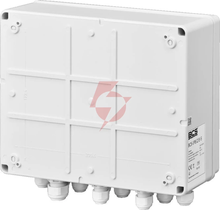 Zestaw do zasilania kamer ip bcs power bcs-ip8gb/z/e-s