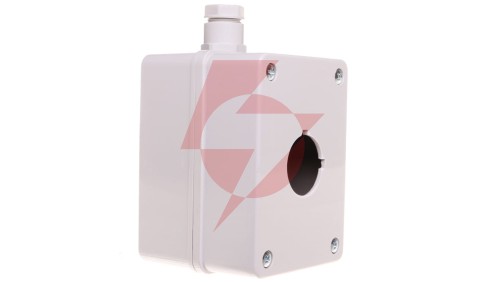 Obudowa kasety 1-otworowa 30mm szara IP67 W0-KASETA KP1A SZARA