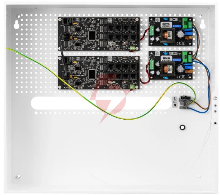 Zestaw do zasilania kamer ip bcs power bcs-ip16gb/e-s