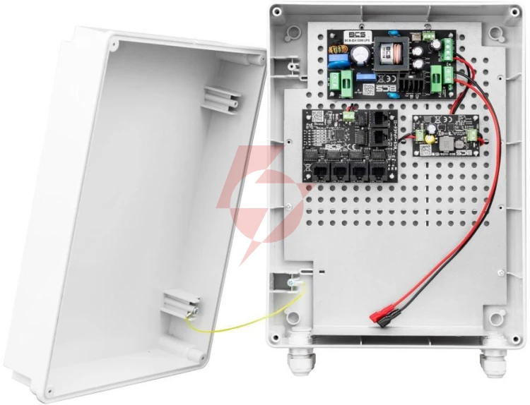Zestaw do zasilania buforowego 5 odbiorników poe bcs power bcs-ups/ip4/z/e-s