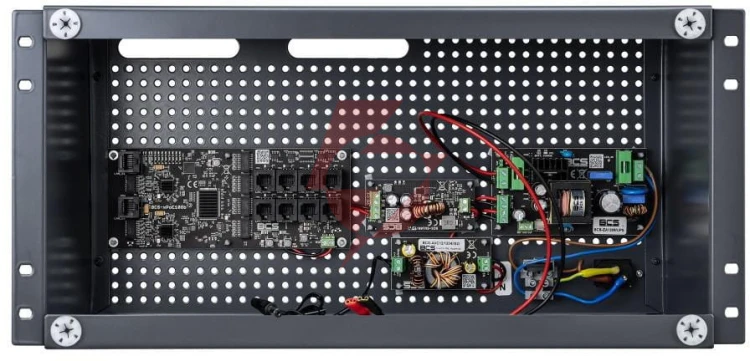 Zestaw buforowy do 8 kamer ip w obudowie rack bcs power bcs-ups/ip8gb/e-s/rack5u