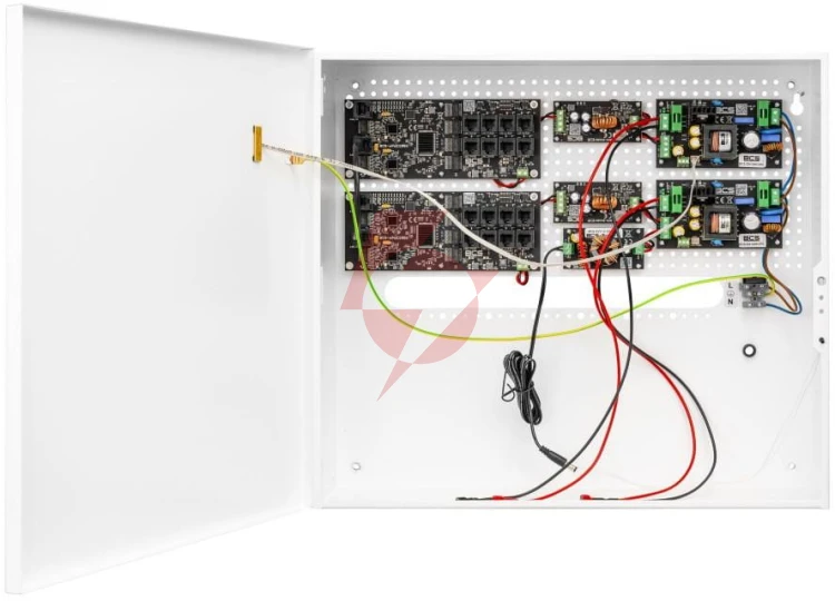 Zestaw zasilania buforowego poe do 16 kamer i rejestratora bcs power bcs-ups/ip16gb/e-s