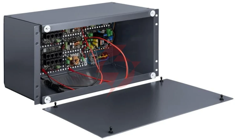 Zestaw do zasilania buforowego 16 odbiorników poe bcs power bcs-ups/ip16gb/e-s/rack5u