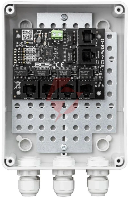 Przełącznik sieciowy bcs power bcs-xpoe6/s