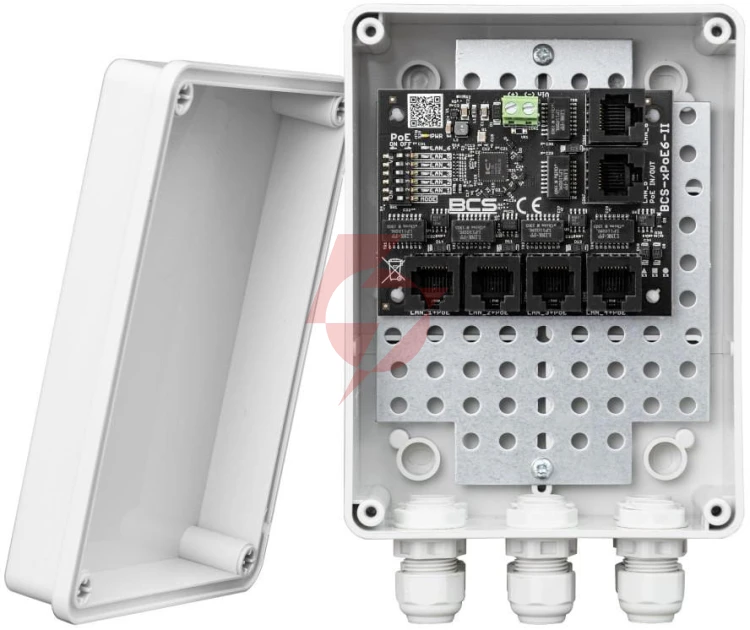 Przełącznik sieciowy bcs power bcs-xpoe6/s