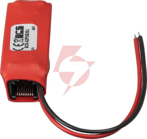 Adapter z przetwornicą do kamer ip poe passive rj45 bcs power bcs-adpoe/su