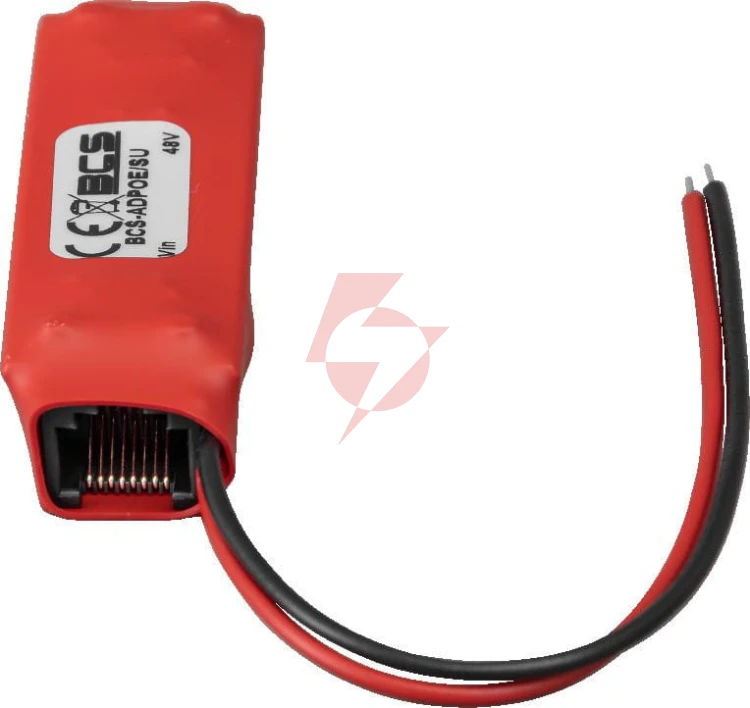 Adapter z przetwornicą do kamer ip poe passive rj45 bcs power bcs-adpoe/su