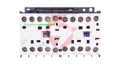Stycznik nawrotny 6A 2,2kW 24V DC LP2K0601BD