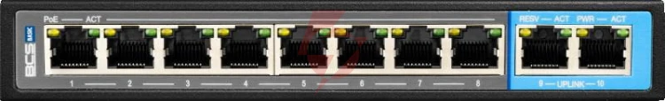 Switch poe bcs basic bcs-b-sp08g02g
