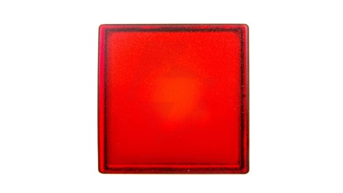 Główka lampki sygnalizacyjnej 30x30mm kwadratowa 22mm czerwona ZB5CV043