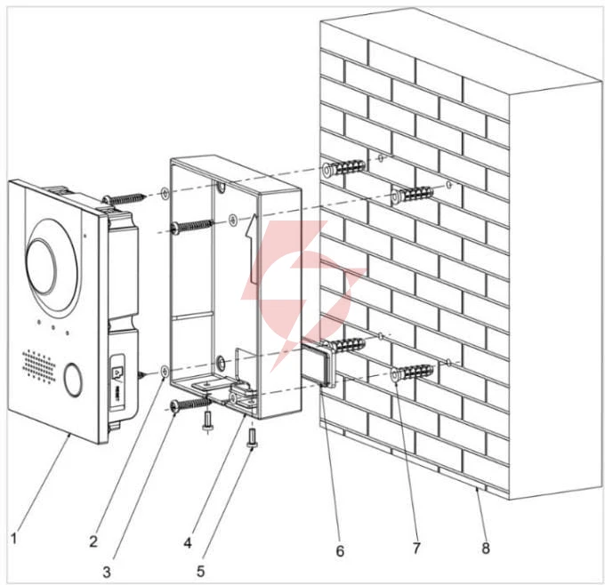 Natynkowa obudowa  bcs line bcs-pn17