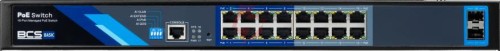 Switch poe bcs basic bcs-b-sp16g-2sfp-m