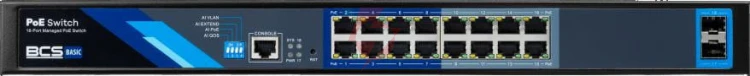 Switch poe bcs basic bcs-b-sp16g-2sfp-m