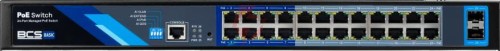 Switch poe bcs basic bcs-b-sp24g-2sfp-m
