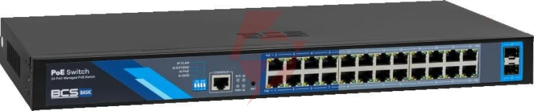Switch poe bcs basic bcs-b-sp24g-2sfp-m