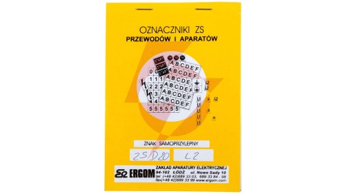 Znaki samoprzylepne ZS D20/L2 E04ZP-02030402800