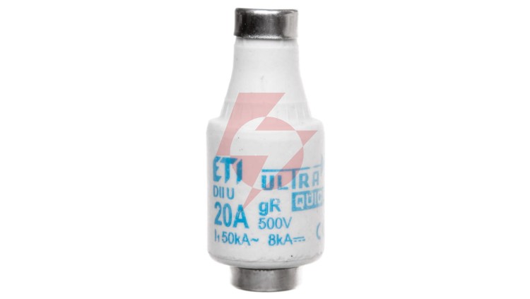 Wkładka bezpiecznikowa 20A DII gR 500V DIIUQ20A E27 004322006