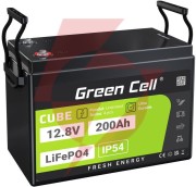 Akumulator litowo-żelazowo-fosforanowy lifepo4 green cell cube 12.8v 200ah lfpgc12v200ah