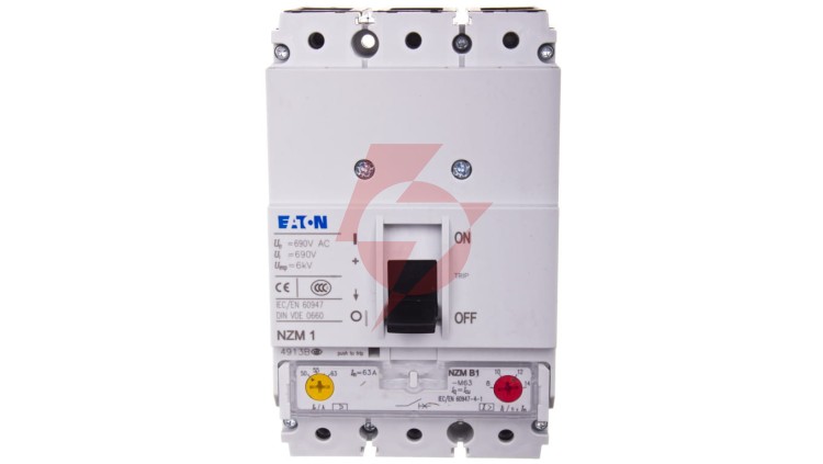 Wyłącznik silnikowy 3P 30kW 50-63A NZMB1-M63 265712