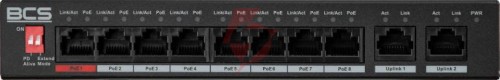 Switch poe bcs line bcs-l-sp0802g(2)