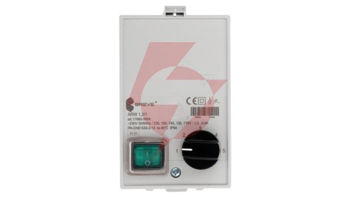 Regulator prędkości obrotowej 1-fazowy ARW 1,2 230V 1,2A IP54 17886-9999
