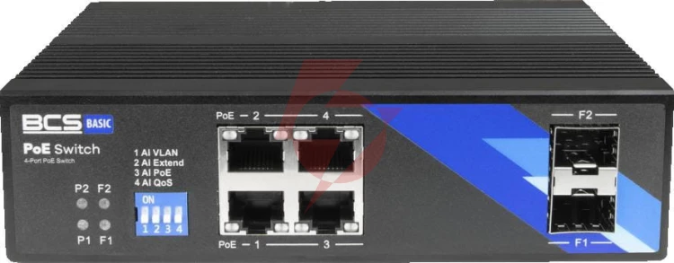 Switch poe bcs basic bcs-b-isp04g-2sfp
