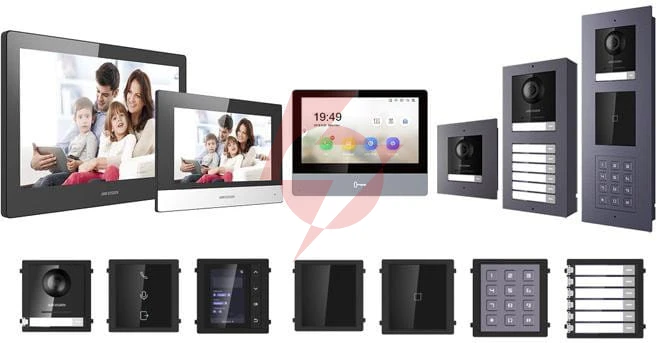 Panel bramowy modułowy hikvision kamera + szyfrator