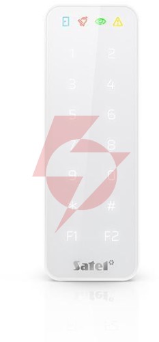 Satel klawiatura z czytnikiem kart zbliżeniowych so-mf5-w bialy