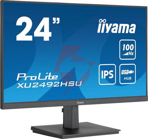 Monitor led iiyama xu2492hsu-b6 24 cale ultra slim ips usb + gwarancja 24/7