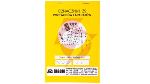 Znaki samoprzylepne ZS D20/L3 E04ZP-02030402900