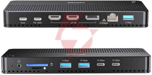 Stacja dokująca unitek d1104a01 13w1 mst hdmi dp 8k pd 100w