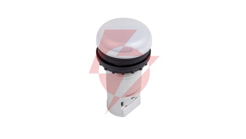 Lampka sygnalizacyjna 22mm biała do żarówek z trzonkiem BA M22-LC-W 216907