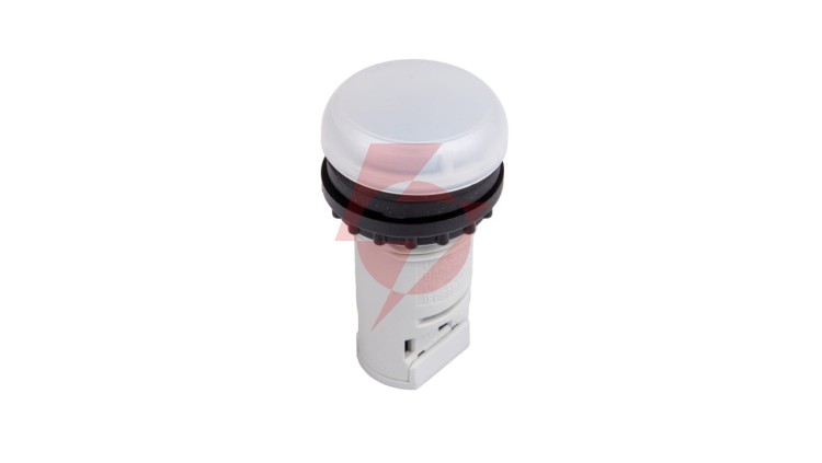 Lampka sygnalizacyjna 22mm biała do żarówek z trzonkiem BA M22-LC-W 216907