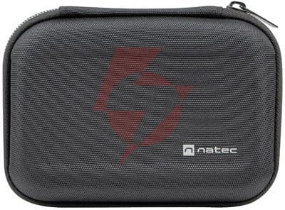 Etui podróżne organizer na dysk natec krill 2 czarne