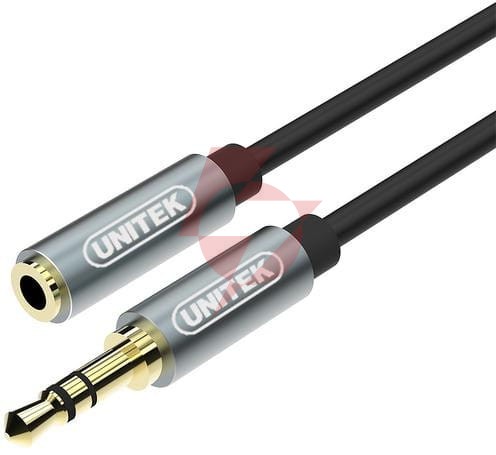 Unitek przewód minijack 3,5mm (m)- 3,5mm (f) 1m