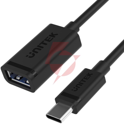 Adapter unitek c476bk-1m usb-c (m) do usb-a (f) 10gbps 60w