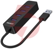 Hub usb unitek h1117a, 4 porty, usb-c, usb 3.1, aktywny, 10w