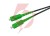 Patchcord światłowodowy sm 100m simplex 9/125 sc/apc-sc/apc zewn