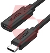 Przedłużacz unitek c14086bk usb-c 10gbps 4k pd 100w 50cm
