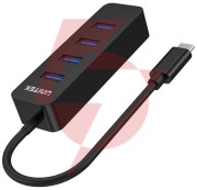 Unitek h1117b hub usb-c, 4 porty usb 3.1, aktywny, 10 w