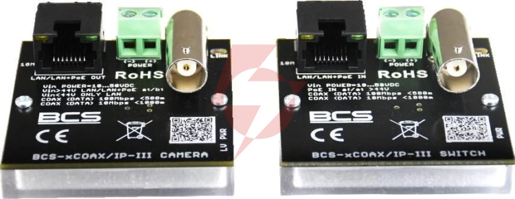 Zasilacz bcs bcs power bcs-xcoax/ip-iii