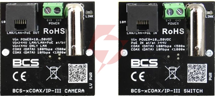 Zasilacz bcs bcs power bcs-xcoax/ip-iii