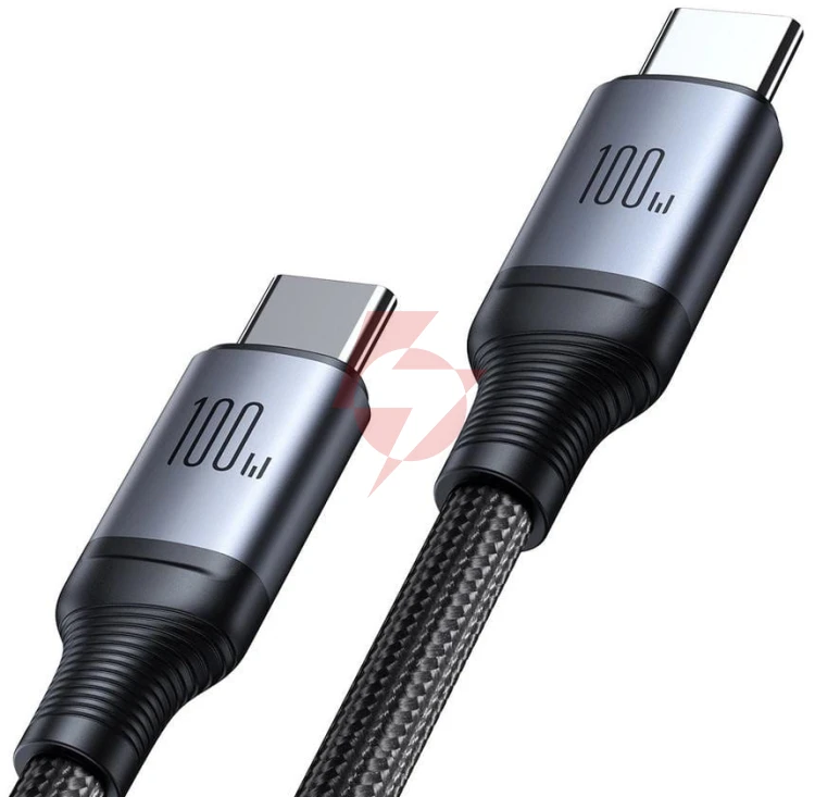 Kabel 2w1 usb-c / 2x usb-c joyroom speedy sa21-1t2 150cm 100w w oplocie czarny