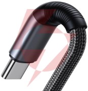 Kabel 2w1 usb-c / 2x usb-c joyroom speedy sa21-1t2 150cm 100w w oplocie czarny