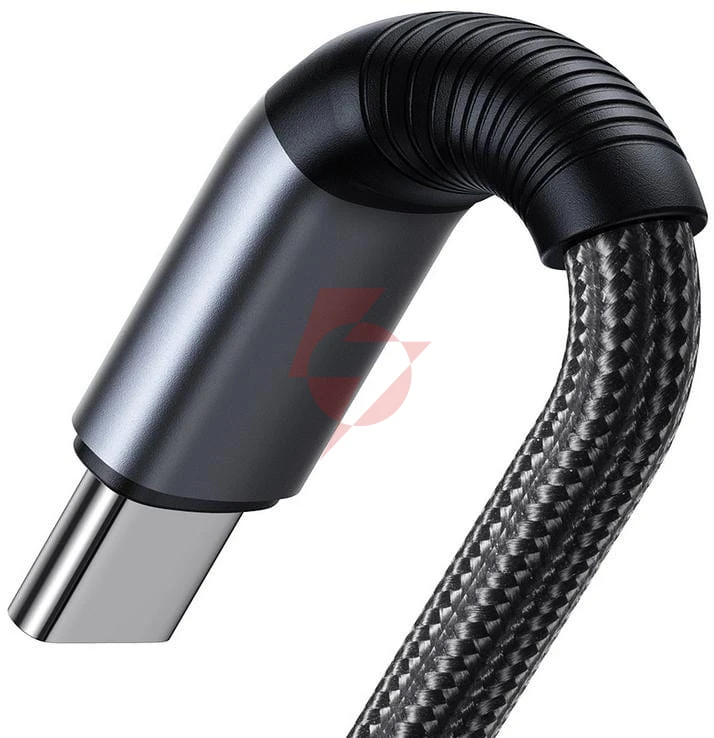 Kabel 2w1 usb-c / 2x usb-c joyroom speedy sa21-1t2 150cm 100w w oplocie czarny
