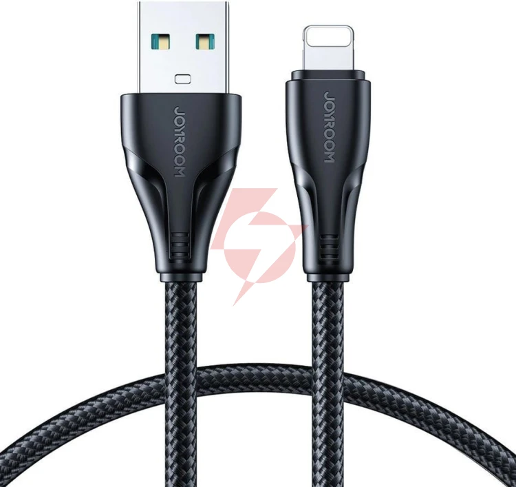 Kabel usb-a / lightning joyroom s-ul012a11 120cm 2.4a w oplocie czarny